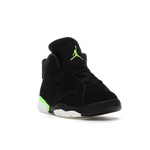 Кроссы Jordan 6 Retro Electric Green (TD) - детская сетка размеров