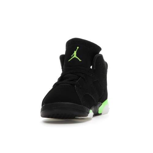 Кроссы Jordan 6 Retro Electric Green (TD) - детская сетка размеров