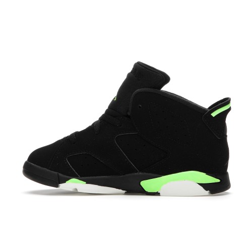 Кроссы Jordan 6 Retro Electric Green (TD) - детская сетка размеров