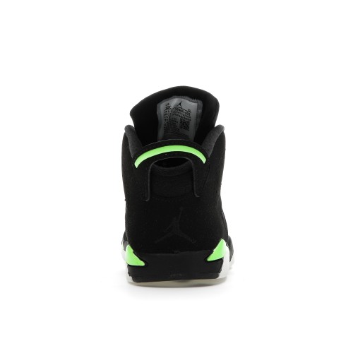 Кроссы Jordan 6 Retro Electric Green (TD) - детская сетка размеров