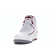 Кроссовки Jordan 2 Retro White Red (2014)