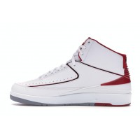 Кроссовки Jordan 2 Retro White Red (2014)