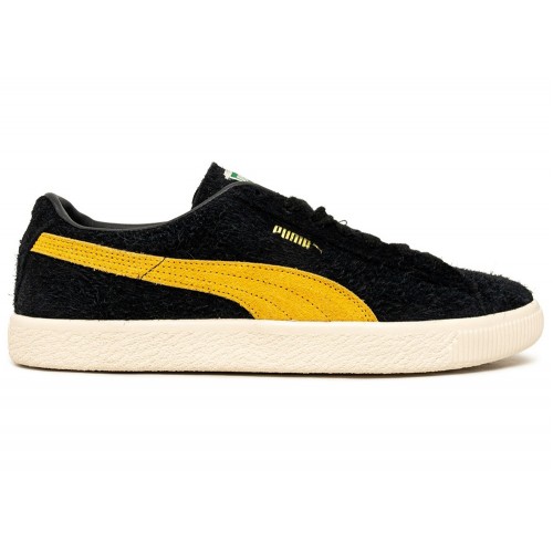 Кроссы Puma Suede Vintage Black Mustard Seed Hairy Suede - мужская сетка размеров