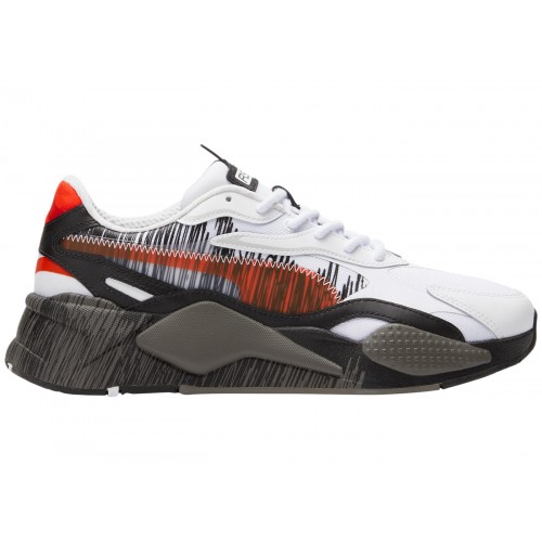 Кроссы Puma RS-X3 Render White Black Red - мужская сетка размеров