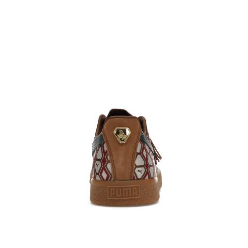 Кроссы Puma Clyde Tassle Dapper Dan Frair Brown - мужская сетка размеров