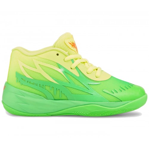 Кроссы Puma LaMelo Ball MB.02 Nickelodeon Slime (PS) - детская сетка размеров