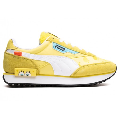 Кроссы Puma Future Rider SpongeBob SquarePants (GS) - подростковая сетка размеров