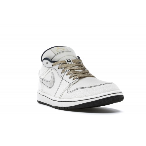 Кроссы Jordan 1 Retro Phat Low Jeter Canvas - мужская сетка размеров