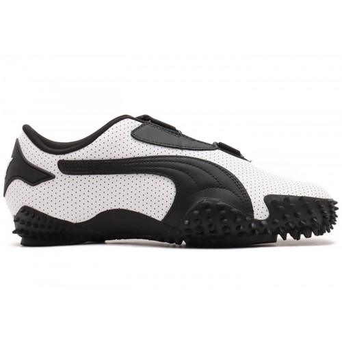 Кроссы Puma Mostro Perforated Leather White Black - мужская сетка размеров