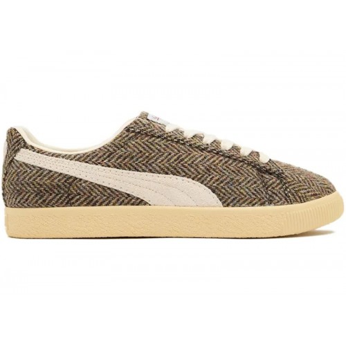 Кроссы Puma Clyde Harris Tweed Chamomile Sugared Almond - мужская сетка размеров