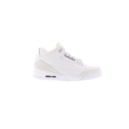 Кроссы Jordan 3 Retro Silver Anniversary - мужская сетка размеров
