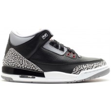 Подростковые кроссовки Jordan 3 Retro Black Cement (2011) (GS)