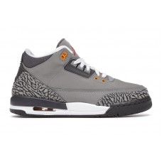 Подростковые кроссовки Jordan 3 Retro Cool Grey (2021) (GS)