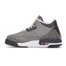 Подростковые Jordan 3 Retro Cool Grey (2021) (GS)
