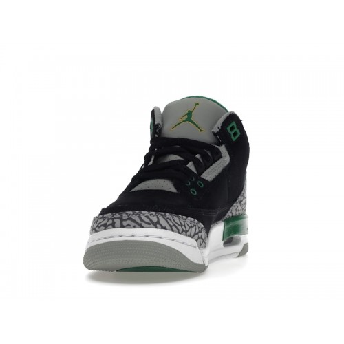Кроссы Jordan 3 Retro Pine Green (GS) - подростковая сетка размеров