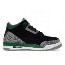 Подростковые кроссовки Jordan 3 Retro Pine Green (GS)