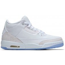 Подростковые Jordan 3 Retro Pure White (2018) (GS)