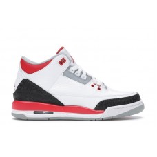 Подростковые кроссовки Jordan 3 Retro Fire Red (2013) (GS)