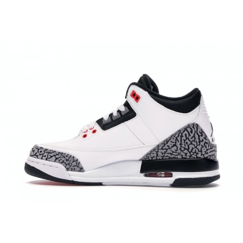 Кроссы Jordan 3 Retro Infrared 23 (GS) - подростковая сетка размеров