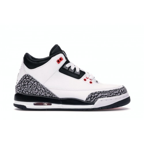 Кроссы Jordan 3 Retro Infrared 23 (GS) - подростковая сетка размеров