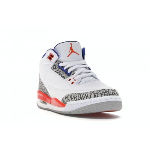 Кроссы Jordan 3 Retro Knicks (GS) - подростковая сетка размеров