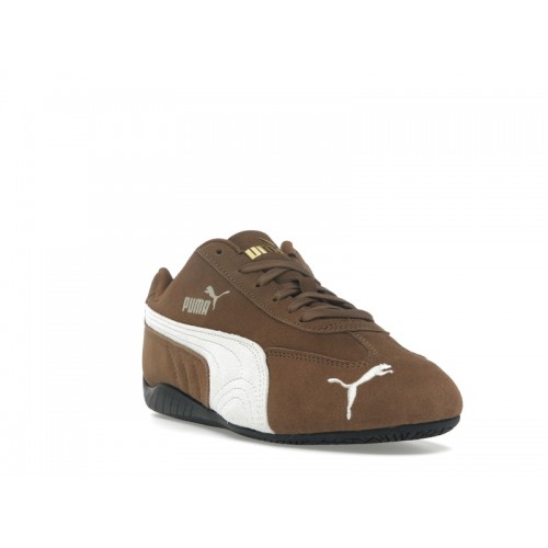 Кроссы Puma Speedcat OG Haute Coffee Frosted Ivory (Gold Tongue Logo) - мужская сетка размеров