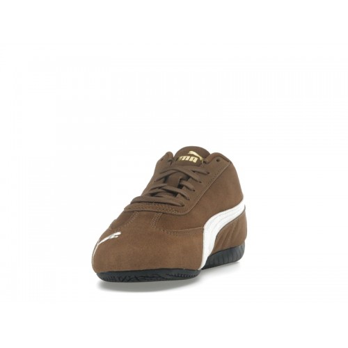 Кроссы Puma Speedcat OG Haute Coffee Frosted Ivory (Gold Tongue Logo) - мужская сетка размеров