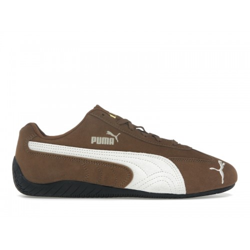 Кроссы Puma Speedcat OG Haute Coffee Frosted Ivory (Gold Tongue Logo) - мужская сетка размеров