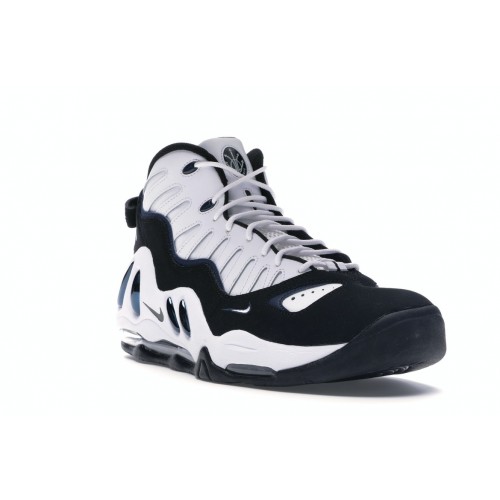 Кроссы Nike Air Max Uptempo 97 White Black College Navy (2018) - мужская сетка размеров