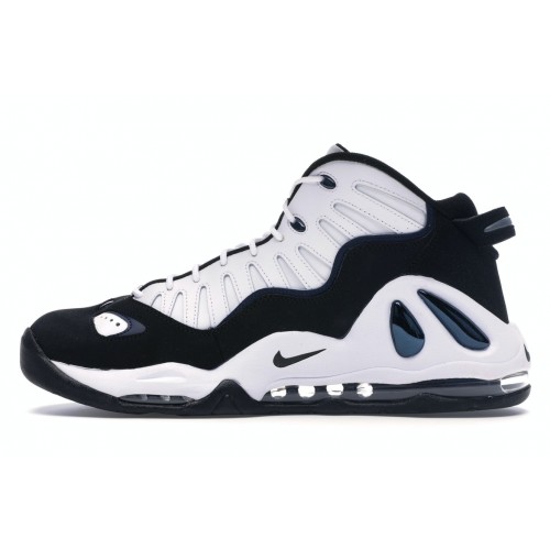 Кроссы Nike Air Max Uptempo 97 White Black College Navy (2018) - мужская сетка размеров