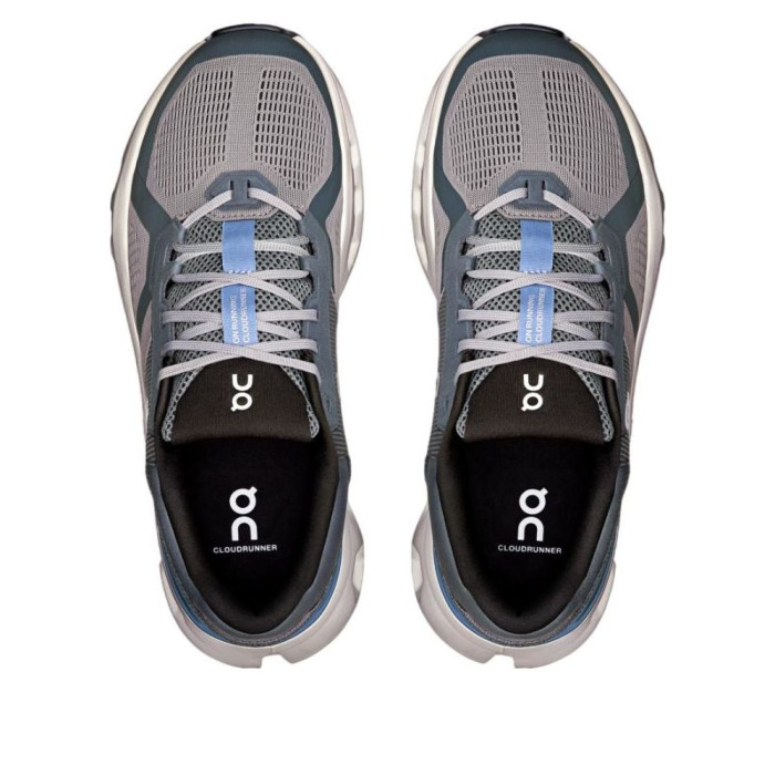 ON Cloudrunner 2 Alloy Chambray - мужская сетка размеров ON Cloudrunner 2 Alloy Chambray - мужская сетка размеров