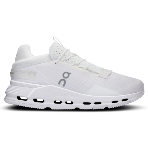 ON Cloudnova 2 All White - мужская сетка размеров