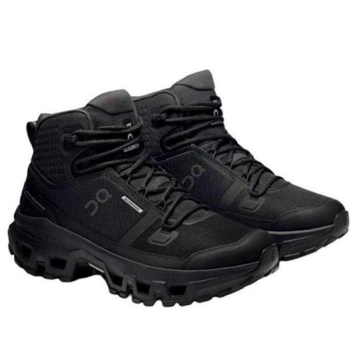 ON Cloudrock Waterproof Triple Black - мужская сетка размеров ON Cloudrock Waterproof Triple Black - мужская сетка размеров