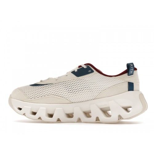 Kith x ON K-Tech 2 White Real Teal - мужская сетка размеров