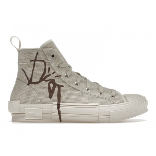 Кроссы Dior B23 CACTUS JACK Cream - мужская сетка размеров