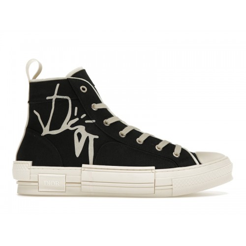 Кроссы Dior B23 CACTUS JACK Black - мужская сетка размеров