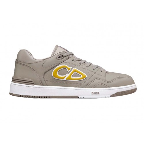 Кроссы Dior x Stone Island B57 Low Sneaker Gray Yellow - мужская сетка размеров