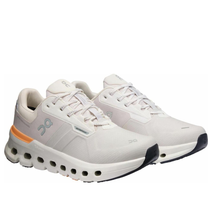 ON Wmns Cloudrunner 2 Waterproof Wolf Tangerine - женская сетка размеров ON Wmns Cloudrunner 2 Waterproof Wolf Tangerine - женская сетка размеров