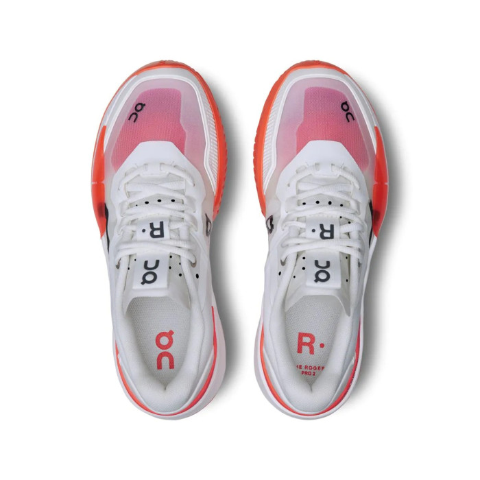 ON Wmns The Roger Pro 2 Clay White Flame - женская сетка размеров ON Wmns The Roger Pro 2 Clay White Flame - женская сетка размеров