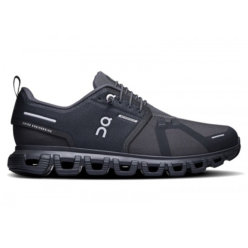 Кроссы On Running Cloud 6 Waterproof All Black (W) - женская сетка размеров