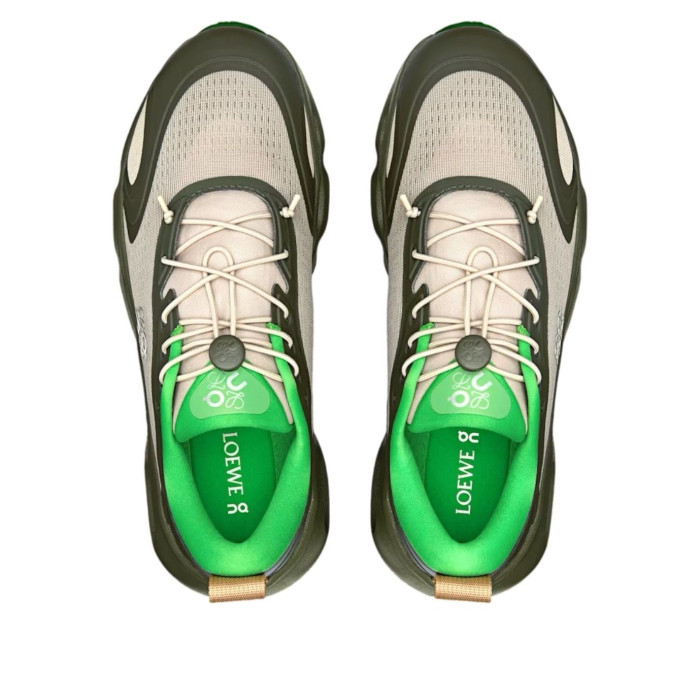 On Running Cloudsolo LOEWE Khaki Green Sand (W) - женская сетка размеров On Running Cloudsolo LOEWE Khaki Green Sand (W) - женская сетка размеров