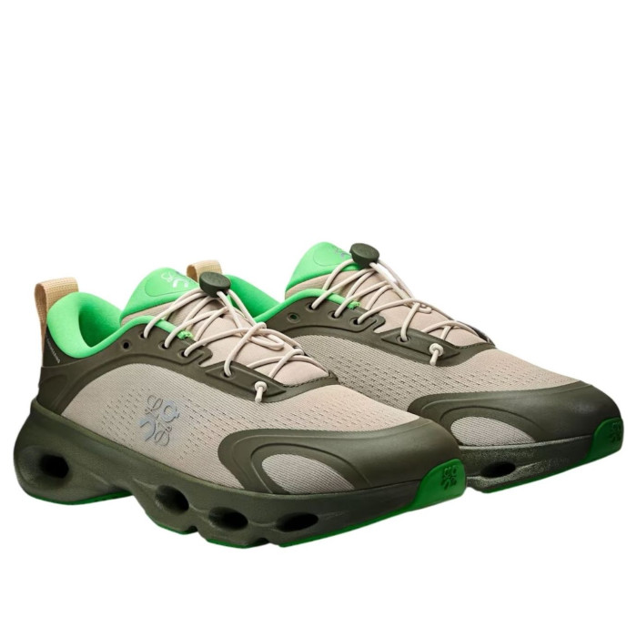 On Running Cloudsolo LOEWE Khaki Green Sand (W) - женская сетка размеров On Running Cloudsolo LOEWE Khaki Green Sand (W) - женская сетка размеров