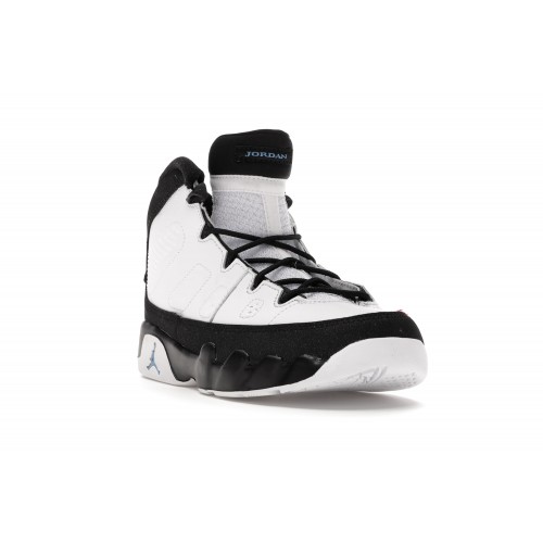 Кроссы Jordan 9 Retro University Blue (PS) - детская сетка размеров