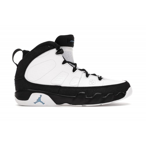 Кроссы Jordan 9 Retro University Blue (PS) - детская сетка размеров