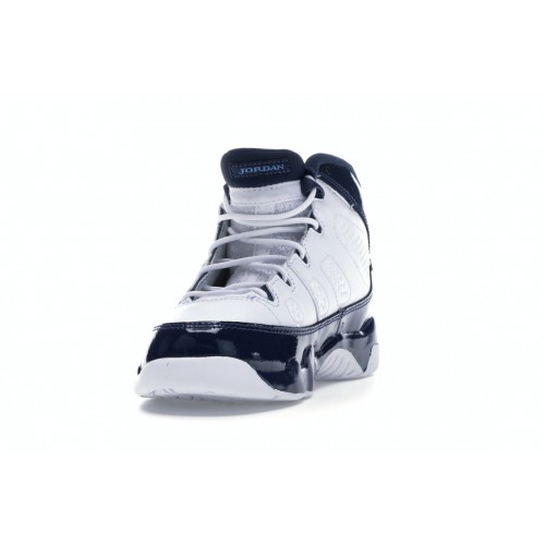 Кроссы Jordan 9 Retro Pearl Blue (PS) - детская сетка размеров