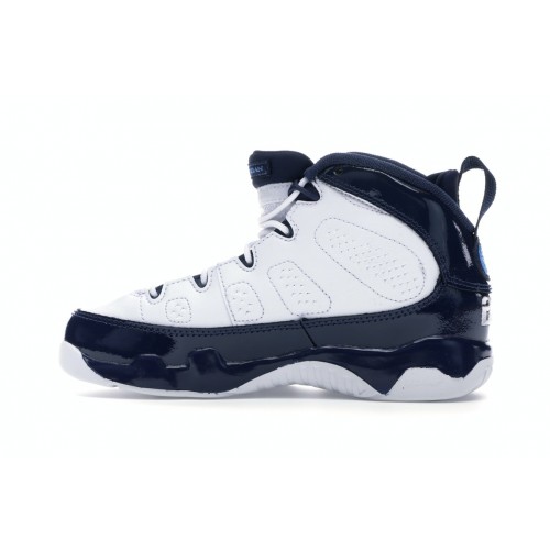 Кроссы Jordan 9 Retro Pearl Blue (PS) - детская сетка размеров