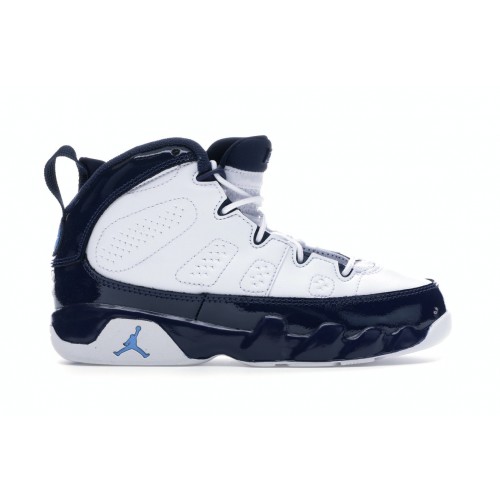 Кроссы Jordan 9 Retro Pearl Blue (PS) - детская сетка размеров
