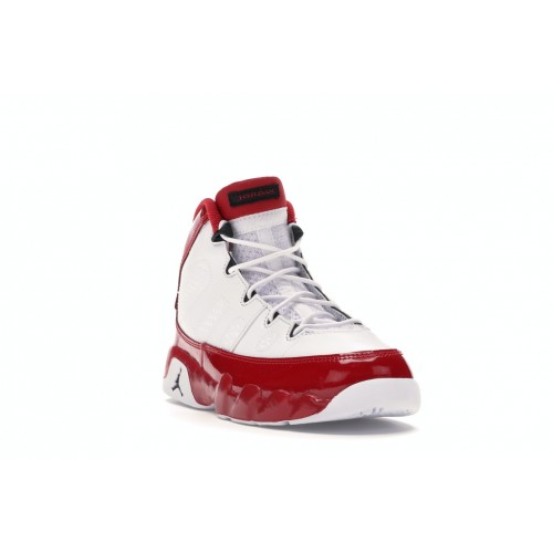 Кроссы Jordan 9 Retro White Gym Red (PS) - детская сетка размеров