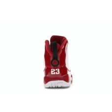 Детские кроссовки Jordan 9 Retro White Gym Red (PS)