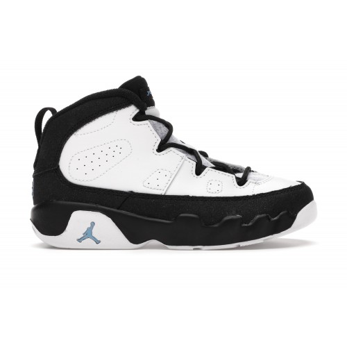 Кроссы Jordan 9 Retro University Blue (TD) - детская сетка размеров